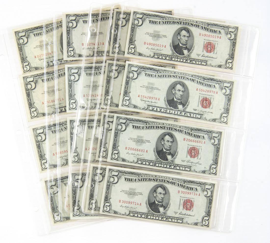 16 $5 Red Seal Notes (1 of 9)