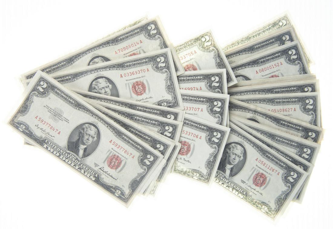 38 $2 Red Seal Notes (1 of 6)