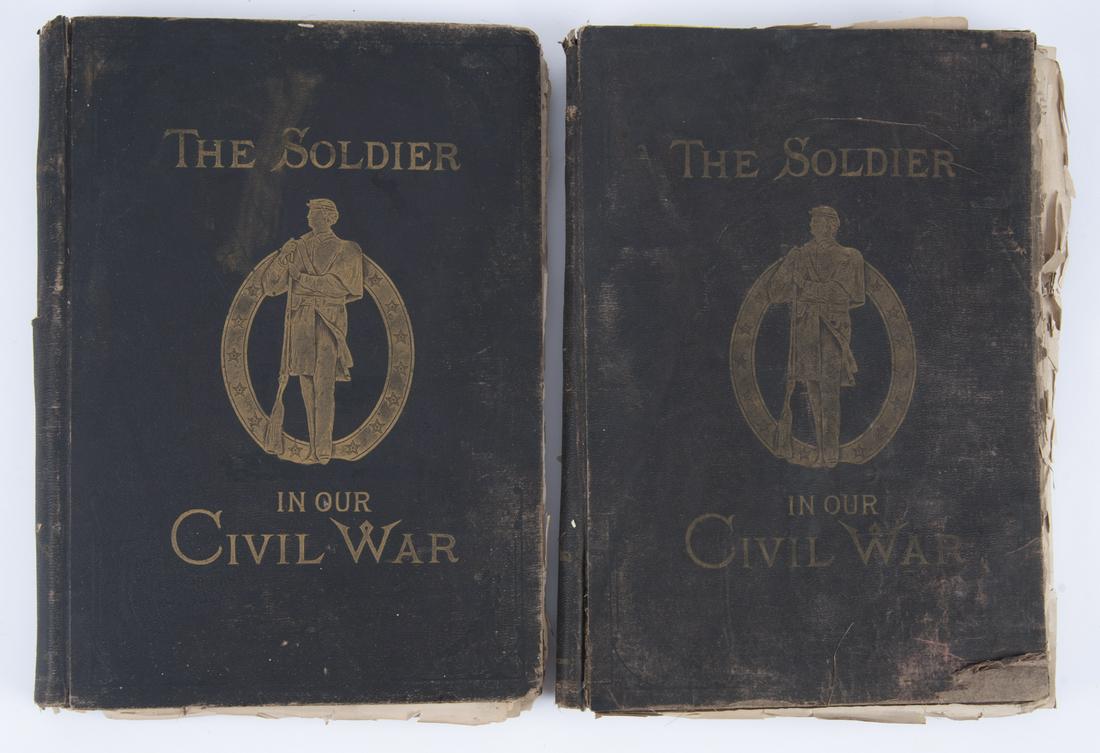 The Soldier In Our Civil War, Vols. I & II, 1890: DESCRIPTION: "The Soldier In Our Civil War A Pictorial History of the Conflict, 1861-1865". Volumes I and II. Stanley Bradley Publishing Company, New York, 1890. Illustrating the valor of the soldier 