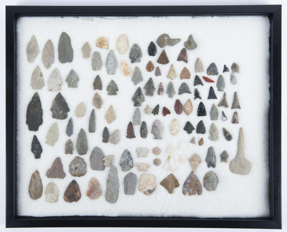 105 Native American Stone Points & Artifacts (1 of 2)