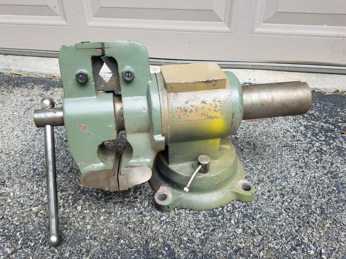 Bench Vise: 10" high X 19" wide
