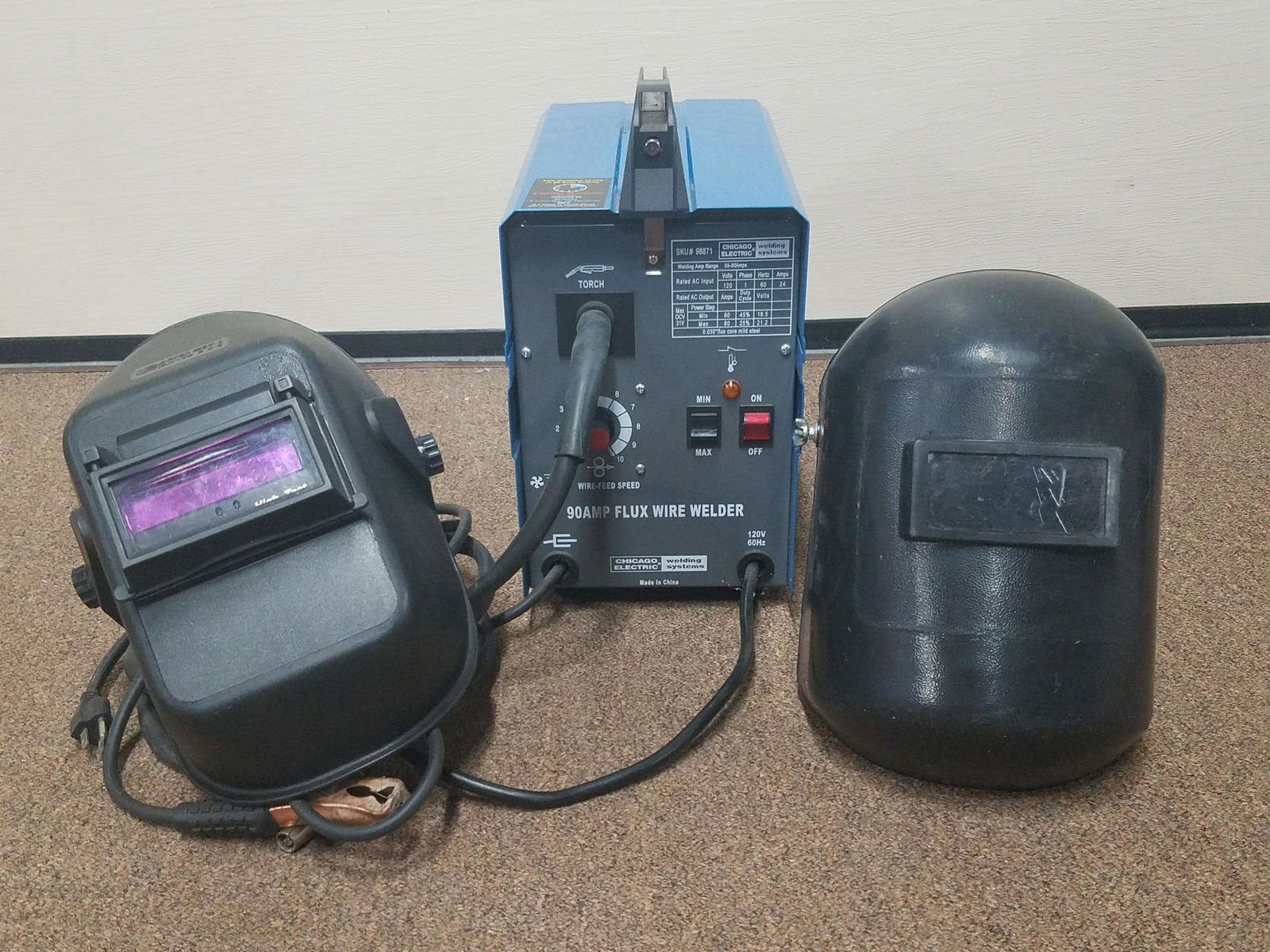 Chicago Electric Welding System with Masks (1 of 2)