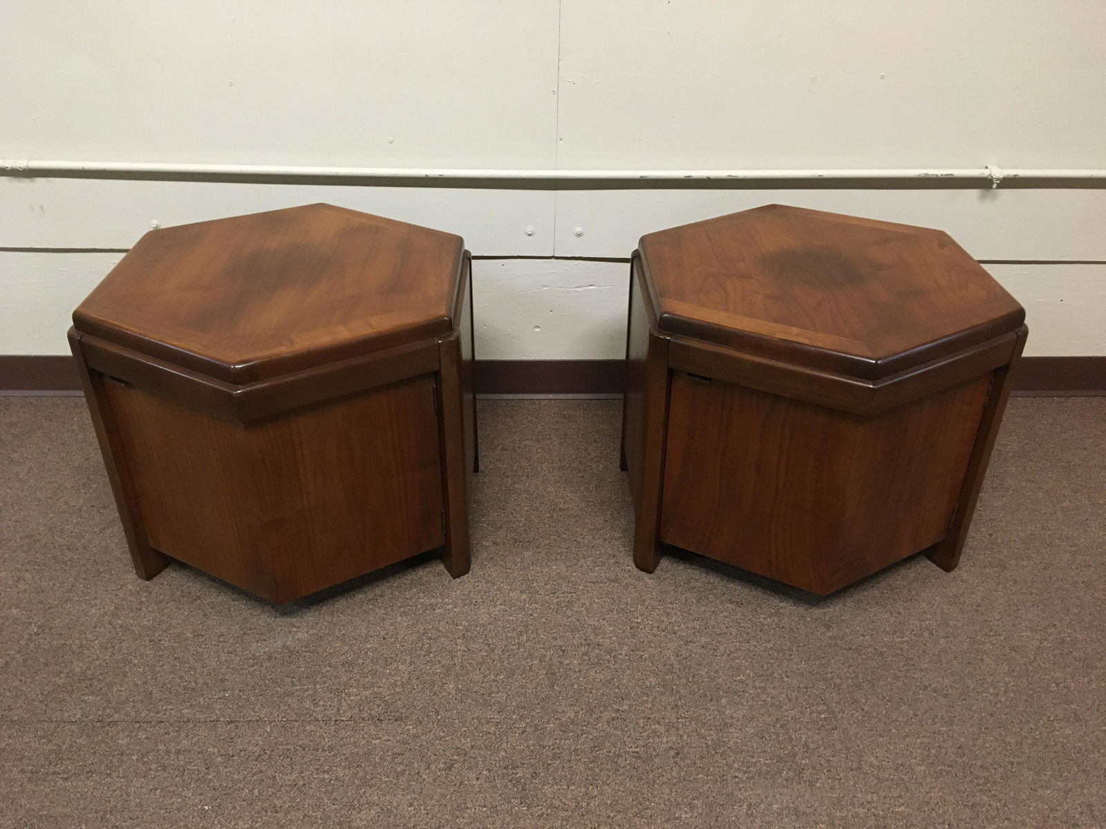2 Hexagonal End Tables (1 of 2)