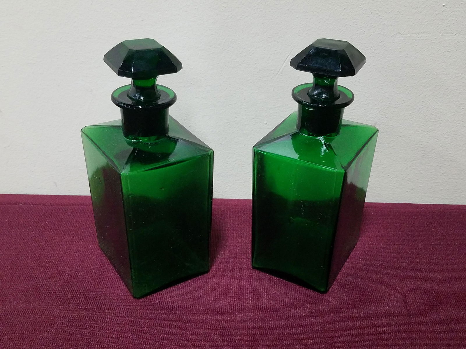2 Emerald Bottles (1 of 3)