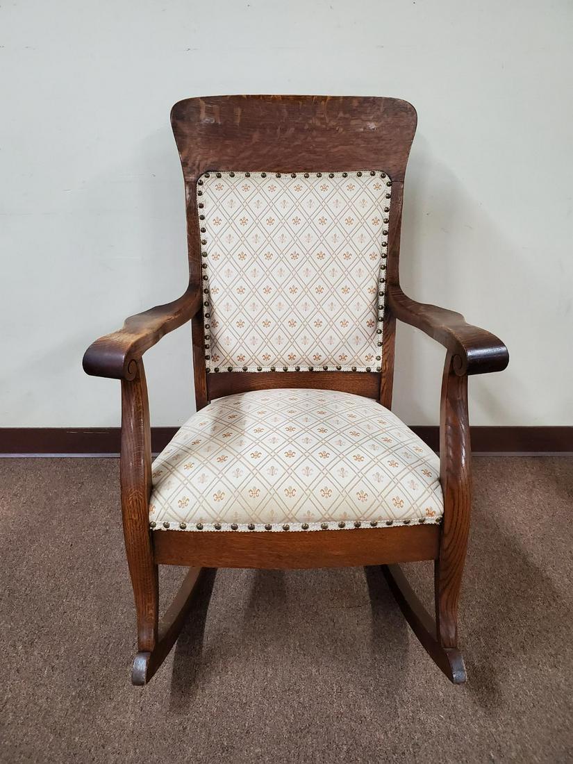 Upholstered Rocking Chair (1 of 2)