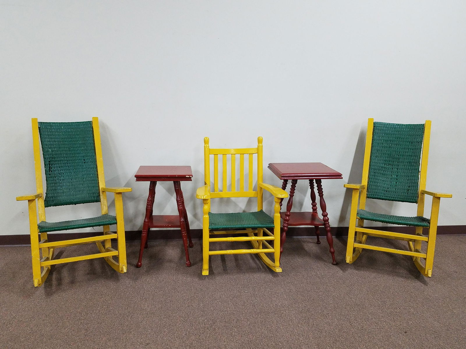 5 Pcs Porch Furniture incl. Rocking Chairs (1 of 3)