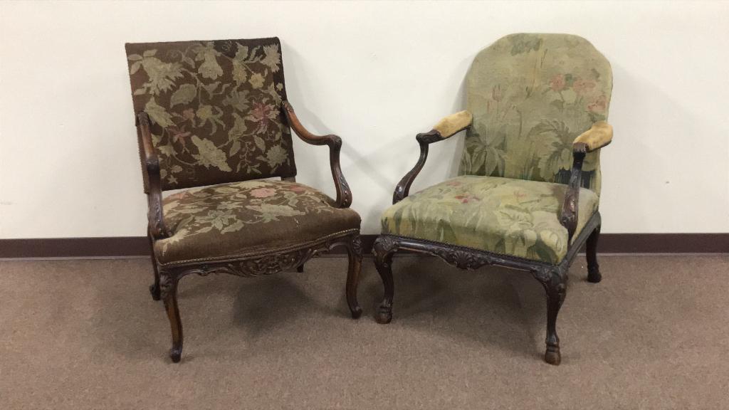 2 Upholstered Arm Chairs (1 of 5)