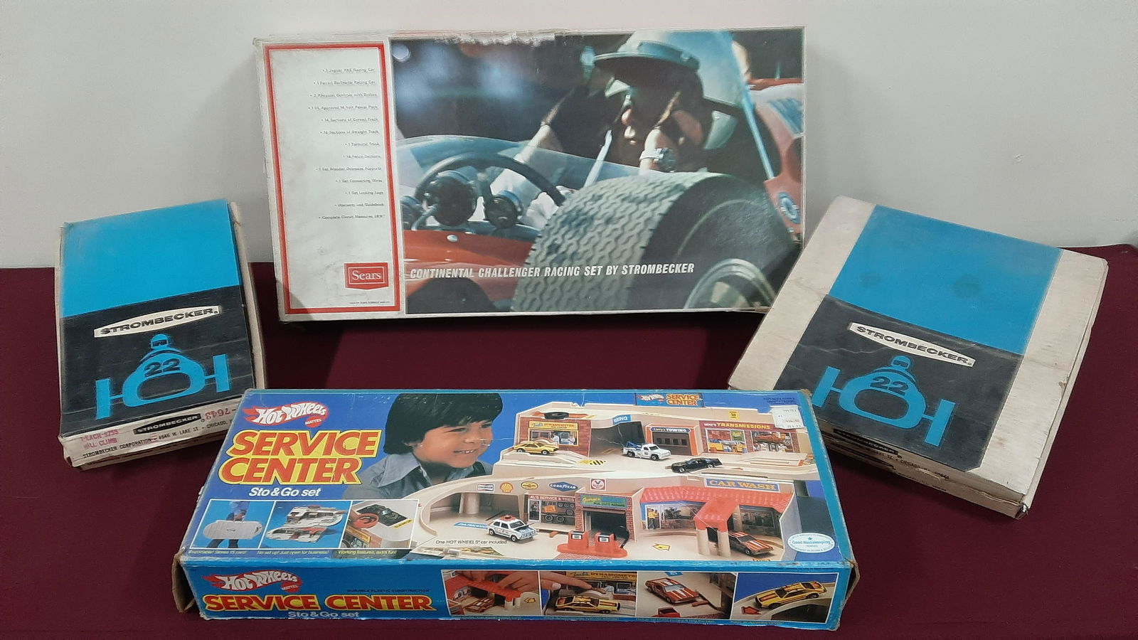 4 Boxes Slot Car Equipment incl. Strombecker (1 of 5)