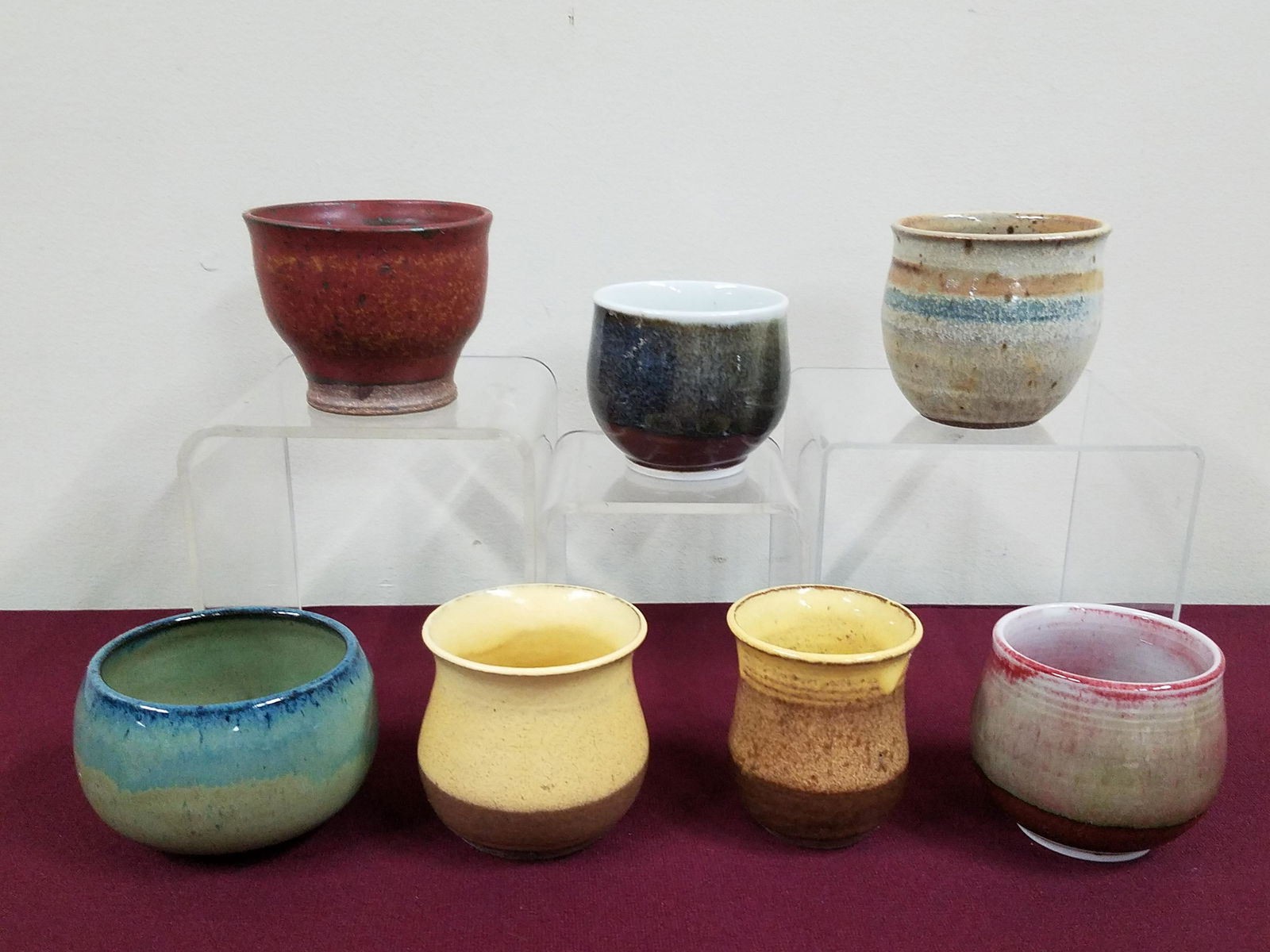 7 Pcs Studio Pottery incl. Willowcreek (1 of 10)