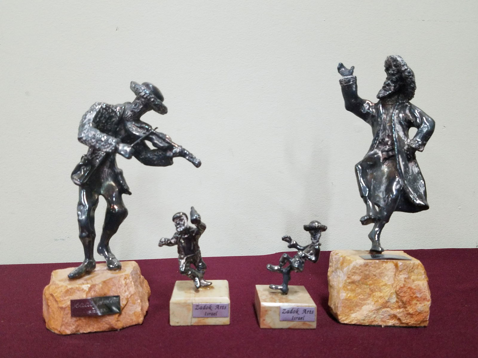 4 Silverplate Sculptures incl. Musicians (1 of 3)