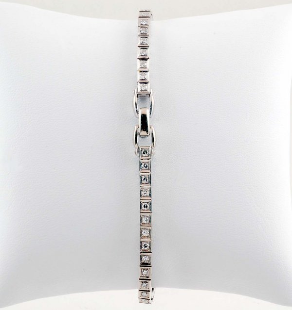 Ladies Croton 14K White Gold & Diamond Wristwatch - 5