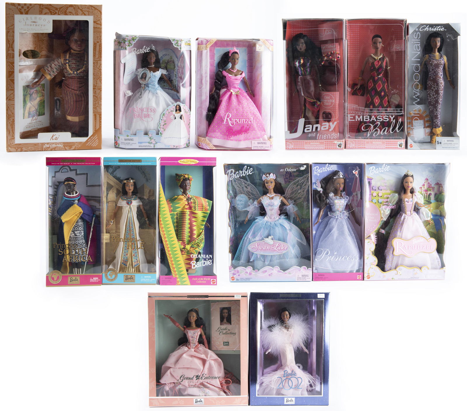 14 Afro American Dolls incl Collector Barbies (1 of 6)
