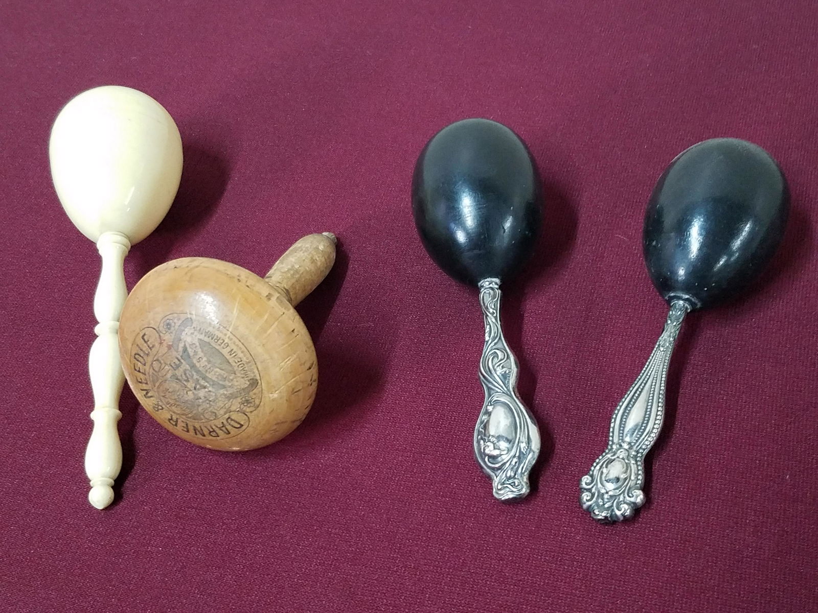 4 Sock Darners incl. Sterling Handled (1 of 5)