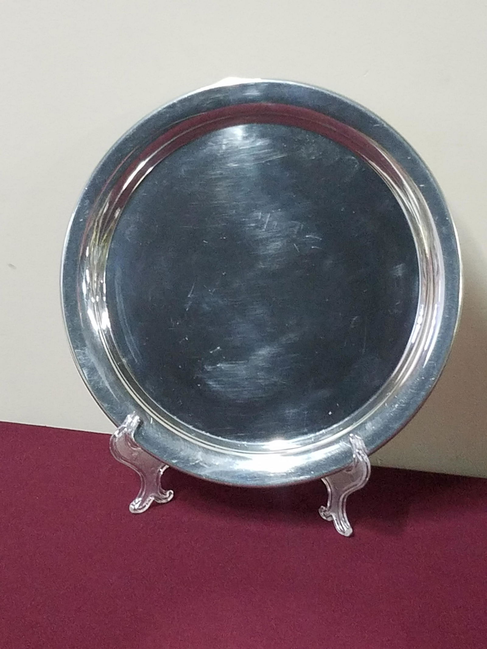 Cartier Pewter Plate (1 of 3)