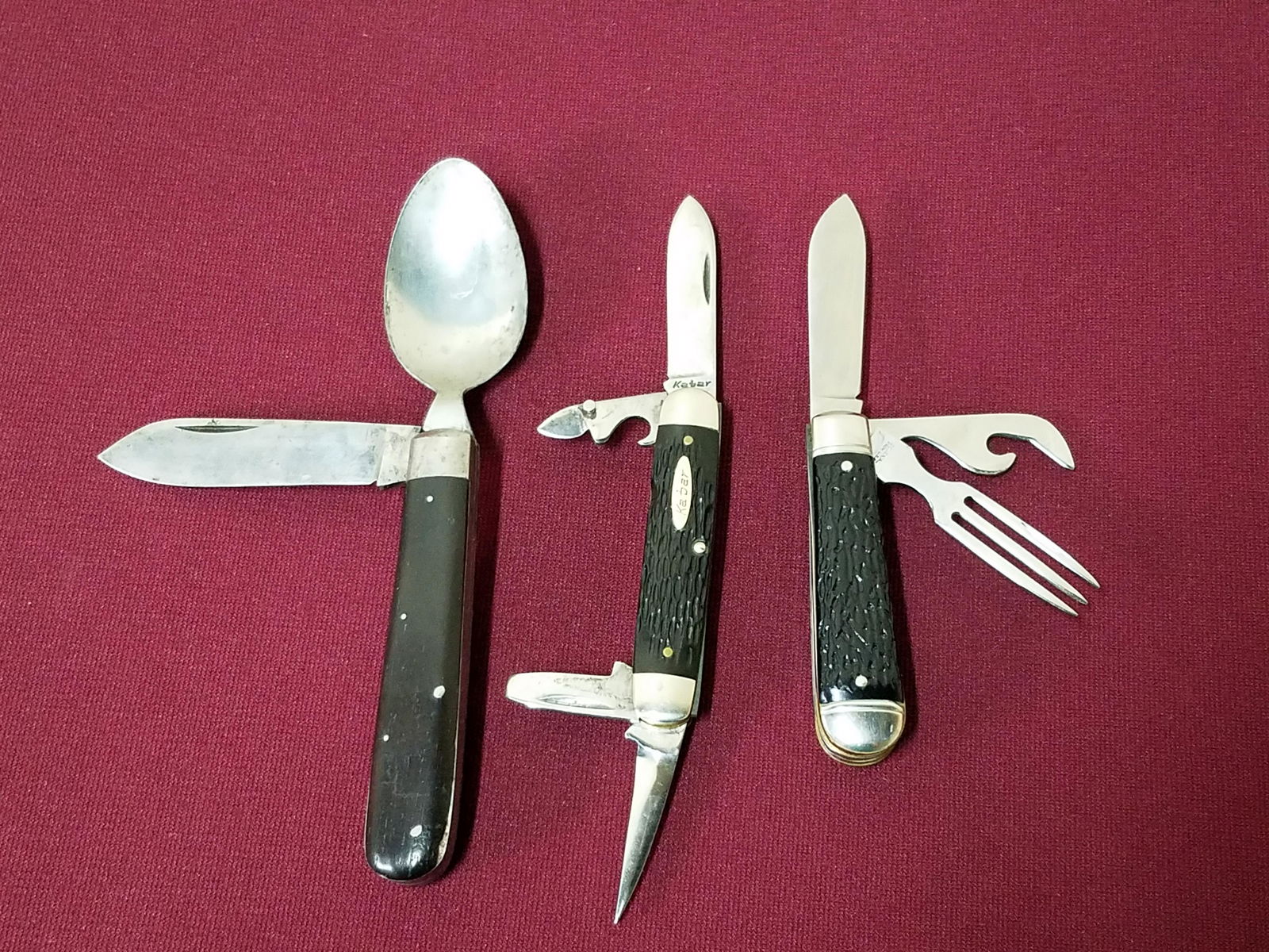 3 Utility Knives incl. KBar and Colonial (1 of 4)