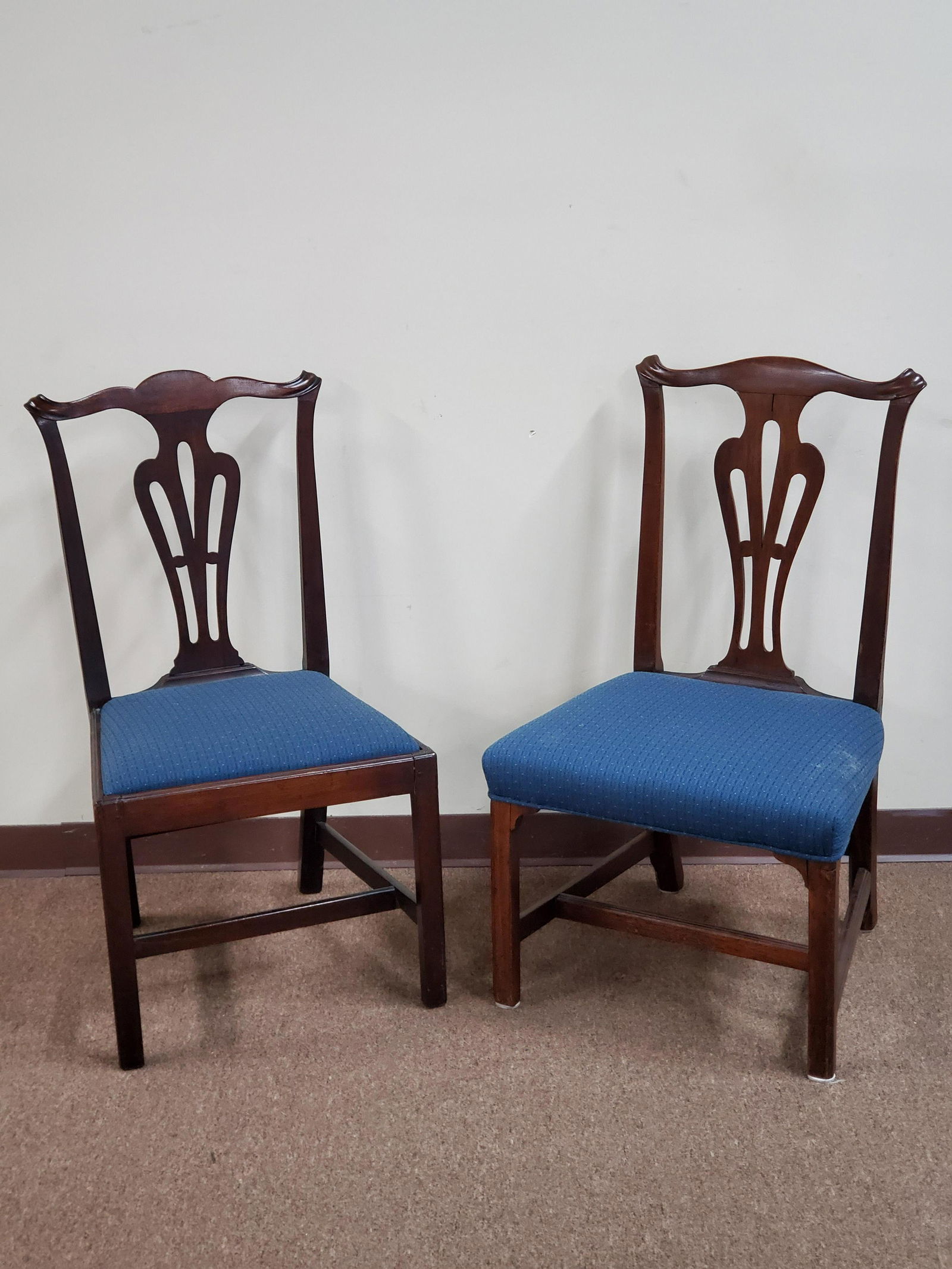 2 American Walnut Chippendale Side Chairs (1 of 3)