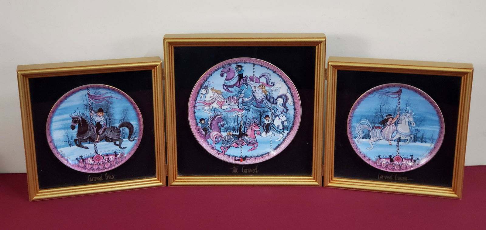 3 Framed P. Buckley Moss Plates (1 of 2)