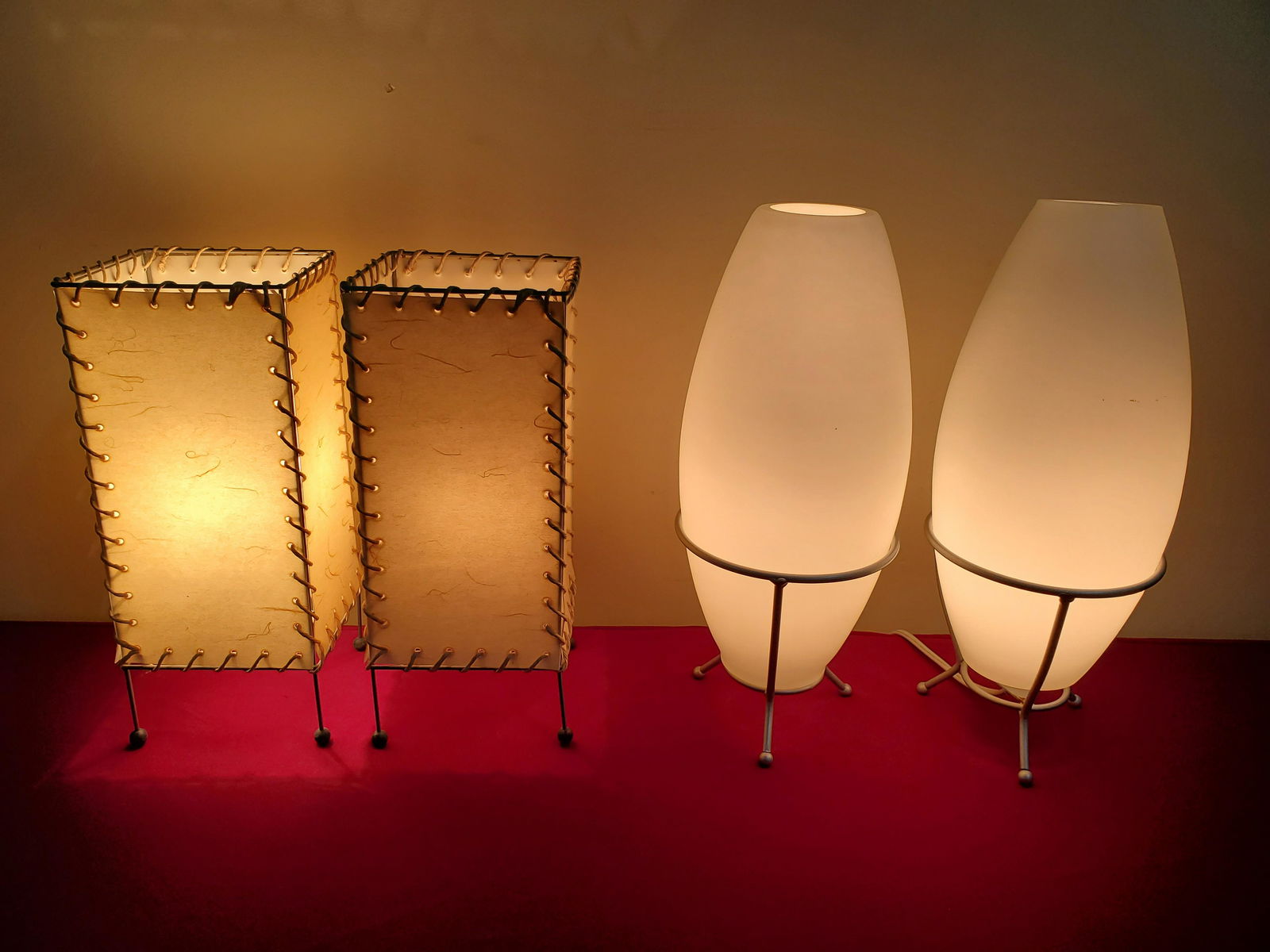 2 Prs Modern Table Lamps (1 of 3)