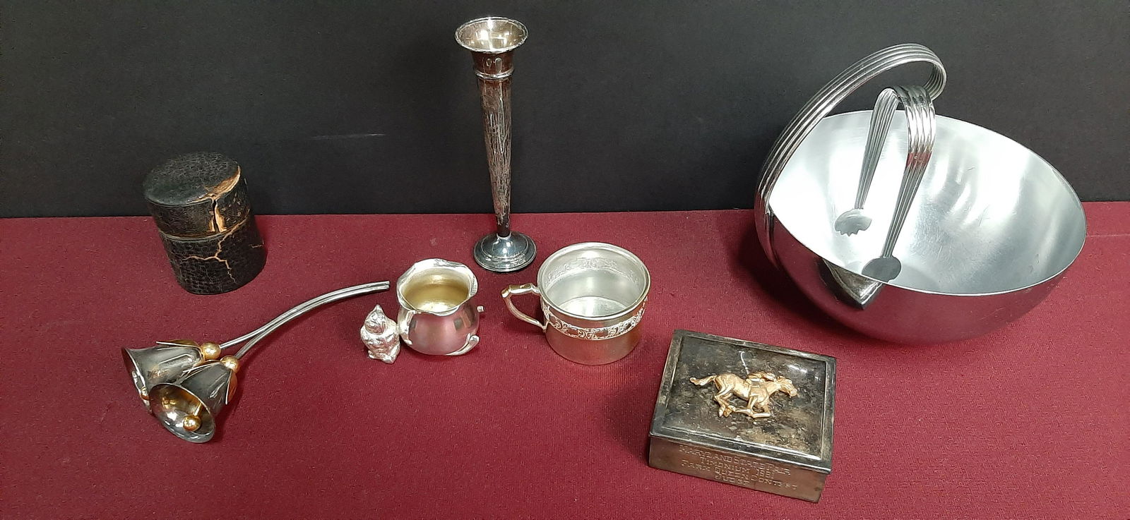 6 Pcs Silverplate and Chase Bowl (1 of 8)