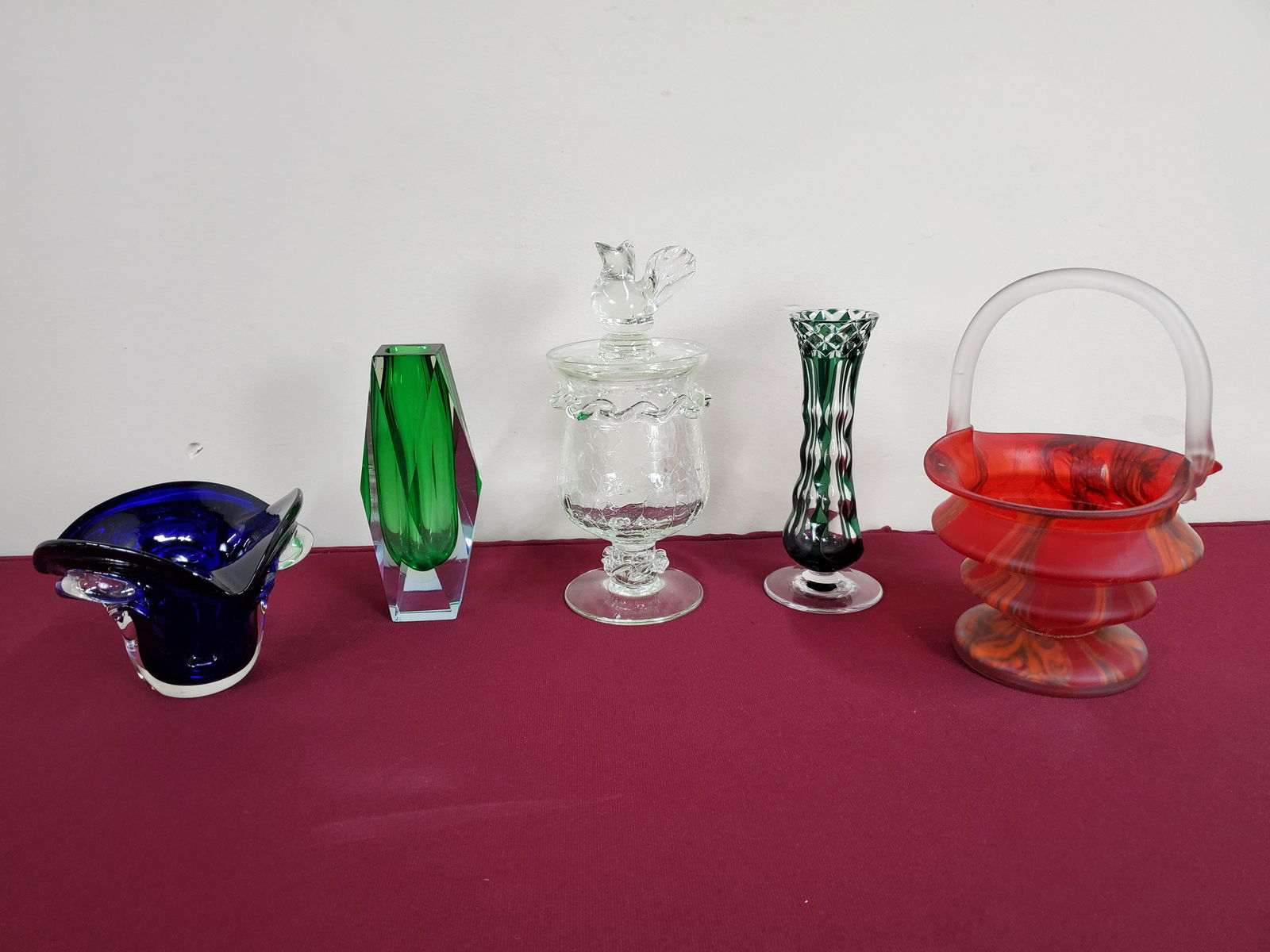 5 Pcs Glass incl. Hand Blown (1 of 2)