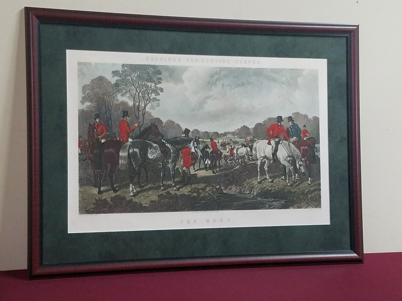 Herring "The Meet" Hunt Scene Print (1 of 4)