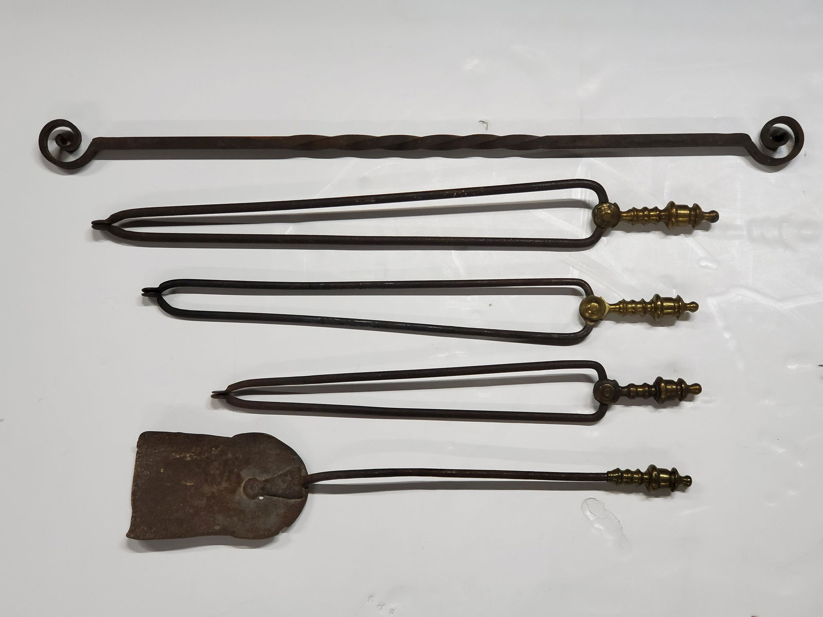 5 Antique Fireplace Tools (1 of 2)