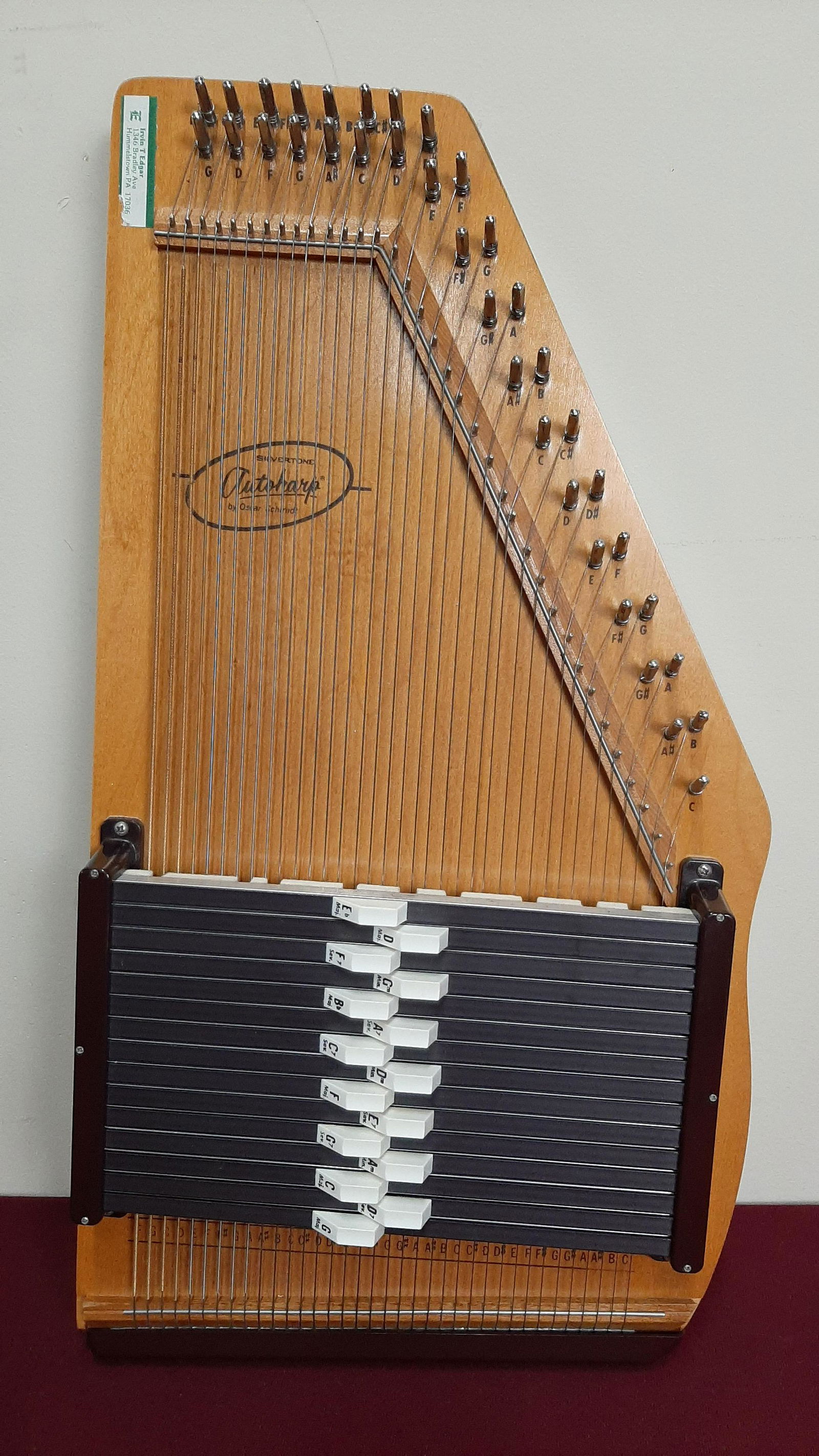Silvertone Autoharp by Oscar Schmidt (1 of 4)