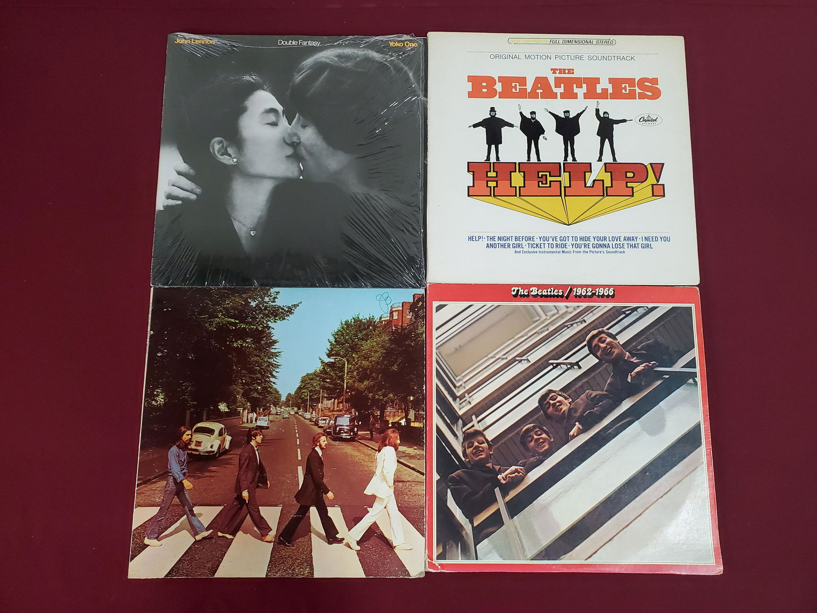 4 Record Albums incl. The Beatles + John Lennon (1 of 2)