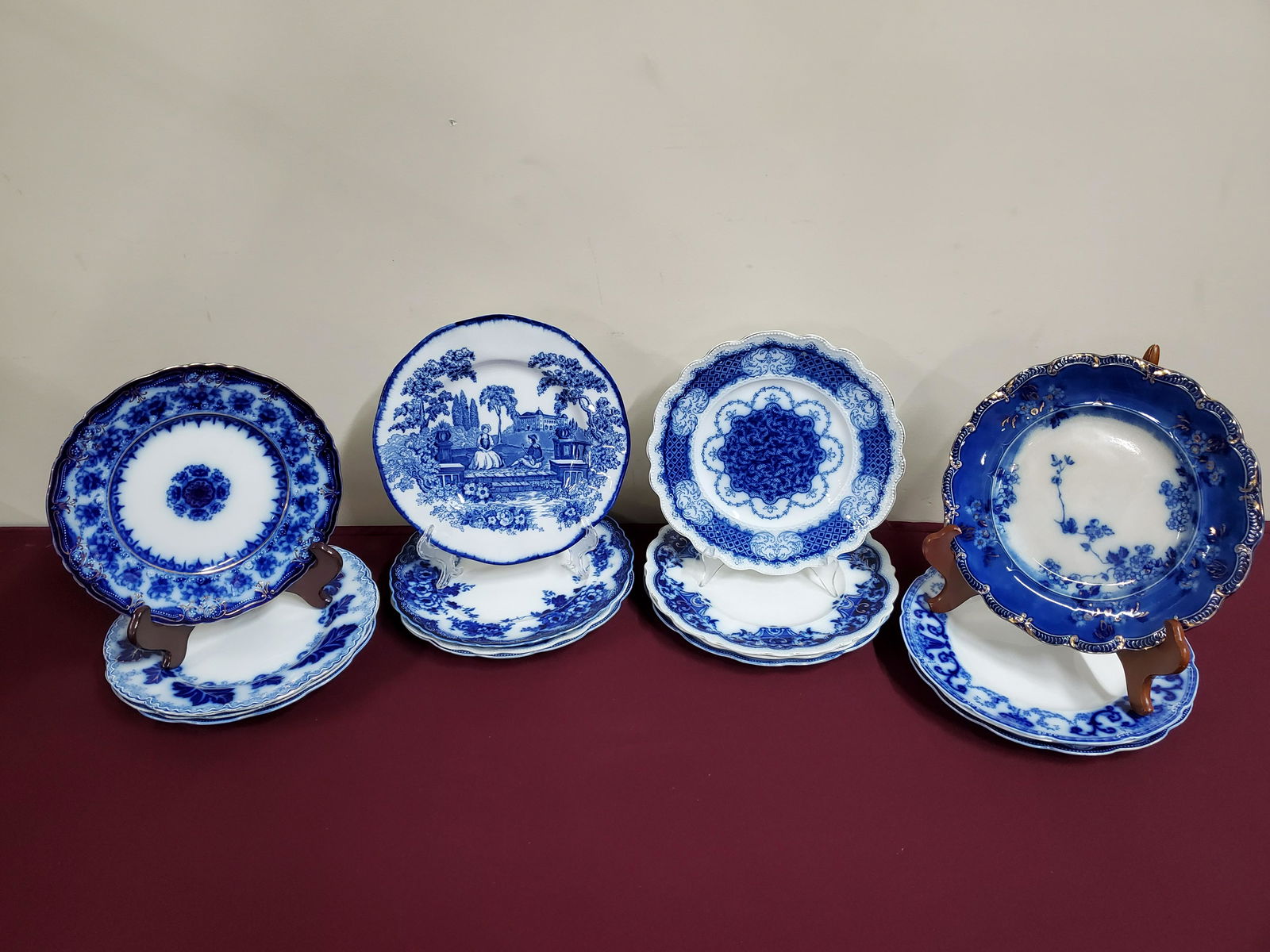 16 Flow Blue Plates (1 of 9)