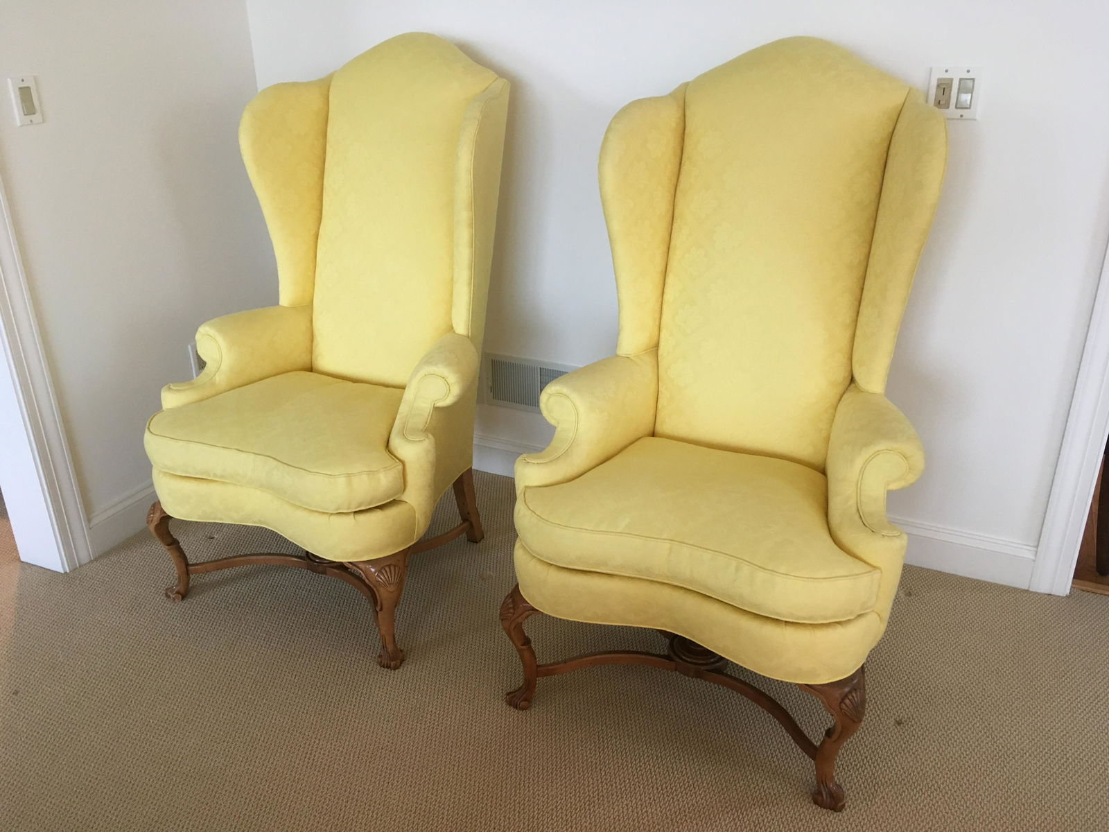 2 Stanford Wingback Armchairs (1 of 3)