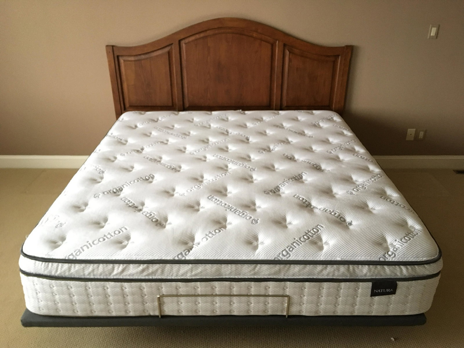 King Size Enso Sleep System w/ Mattress: 24 high x 80 long x 75 wide.