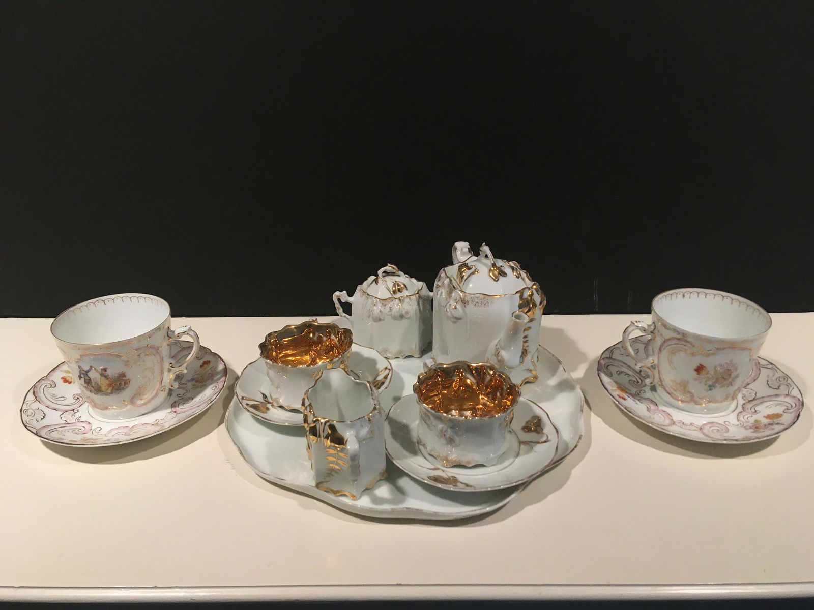 12 Pc. Ceramic Tea and Coffee Sets (1 of 9)