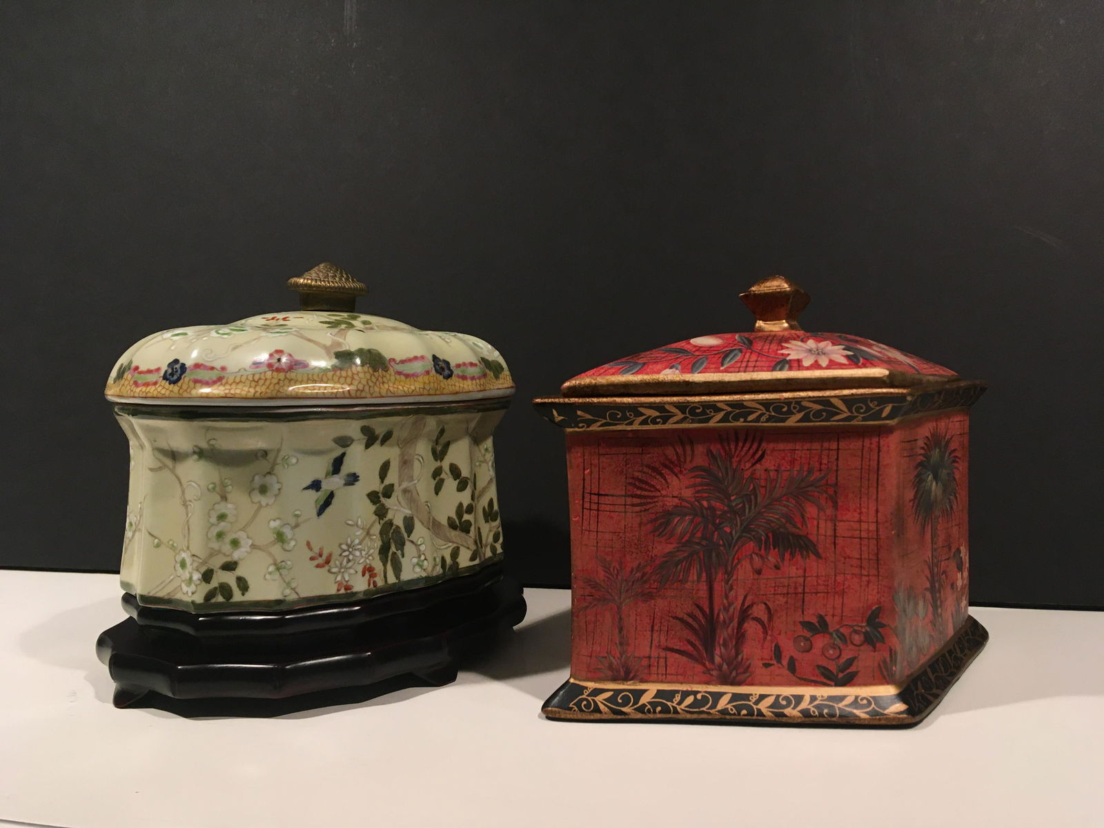 2 Ceramic Boxes (1 of 9)