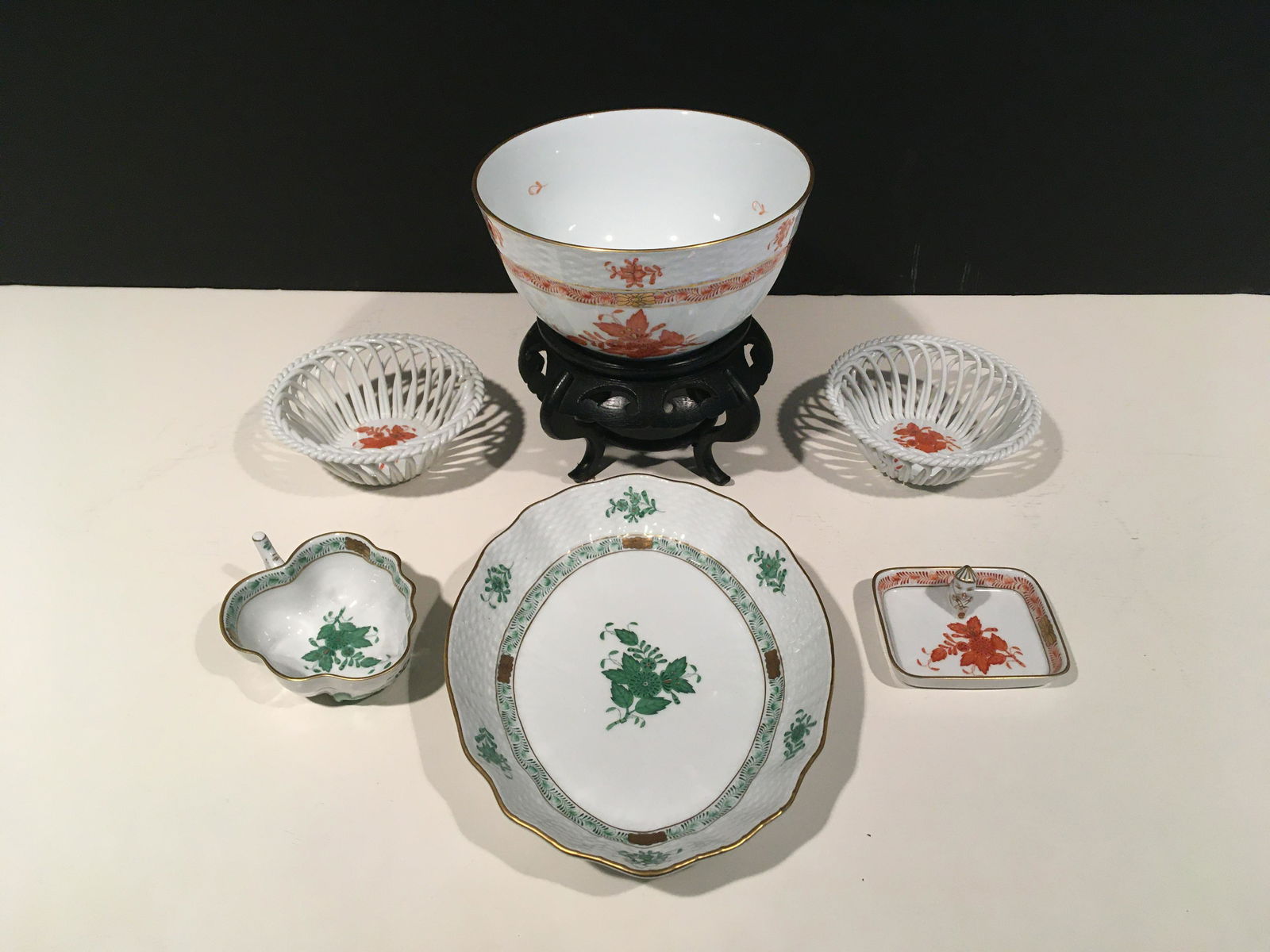 6 Pcs. Herend Porcelain (1 of 14)