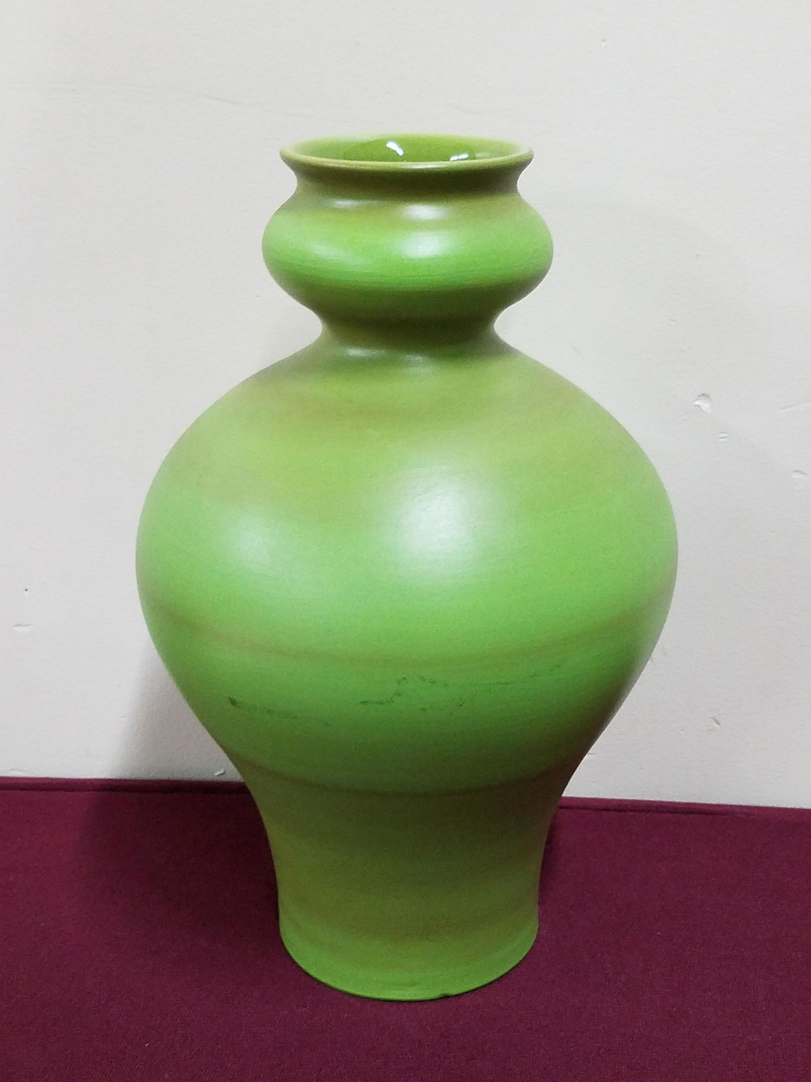 Mid Century Raymor Mancioli Italy Vase: 7-1/2" diameter x 12-1/2" high.