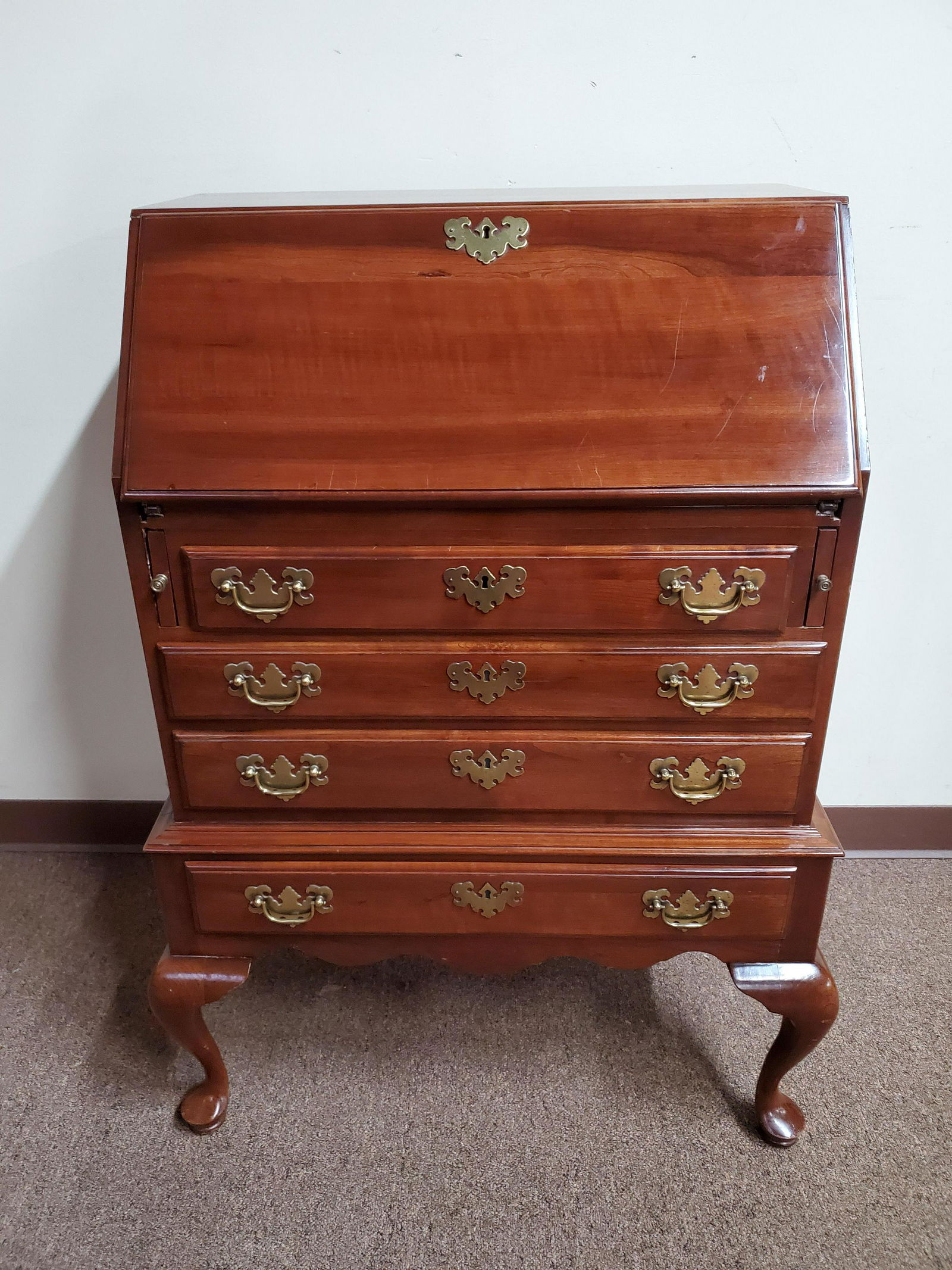 Ethan Allen Drop Front Desk with Drawers (1 of 5)