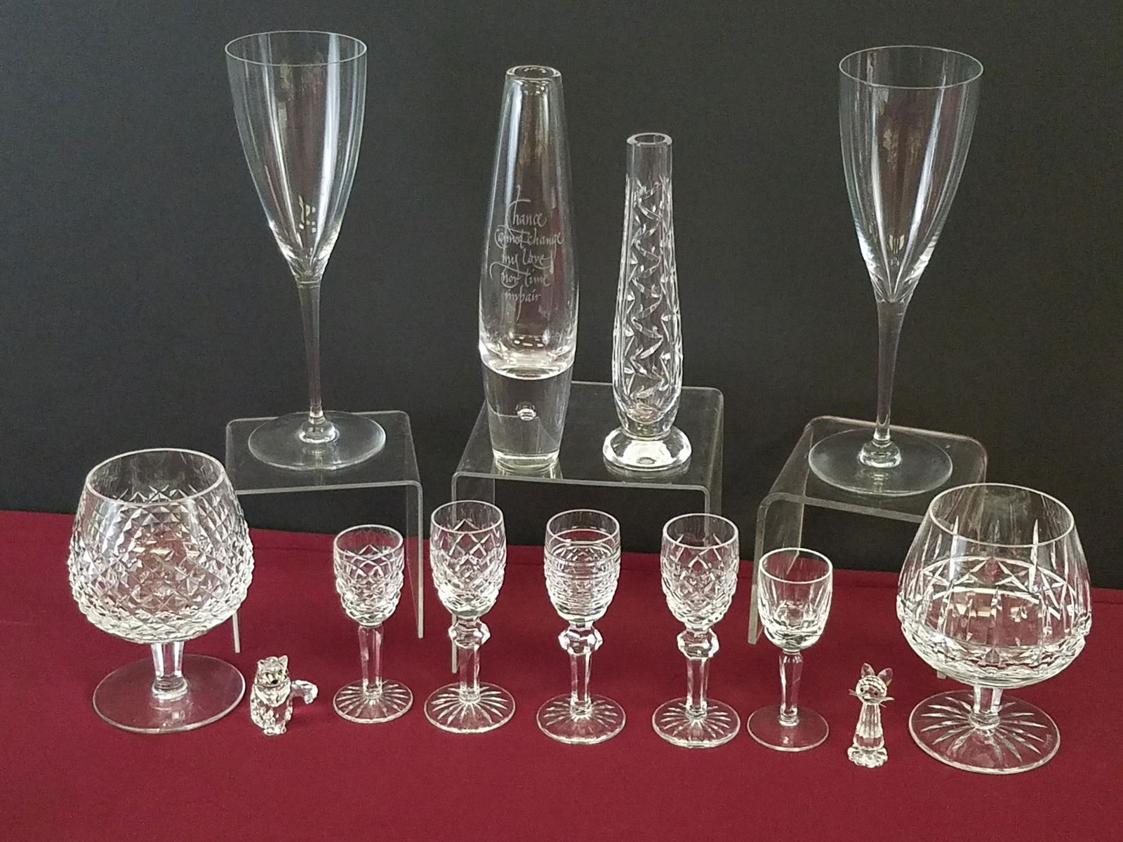 13 Pcs Designer Glassware incl. Baccarat (1 of 5)