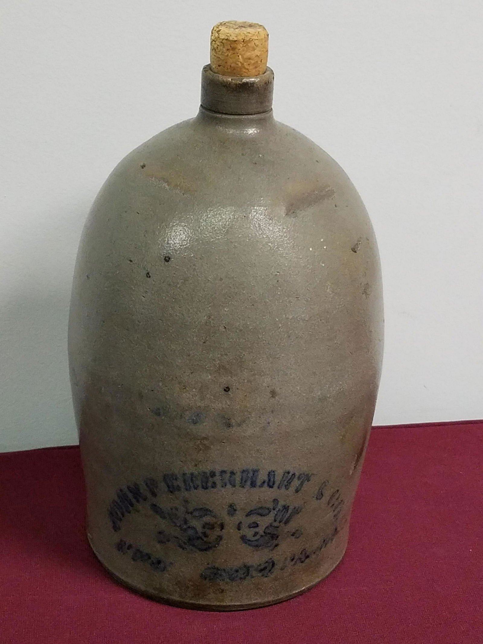 John P Ererhart & Co Stoneware Jug (1 of 2)