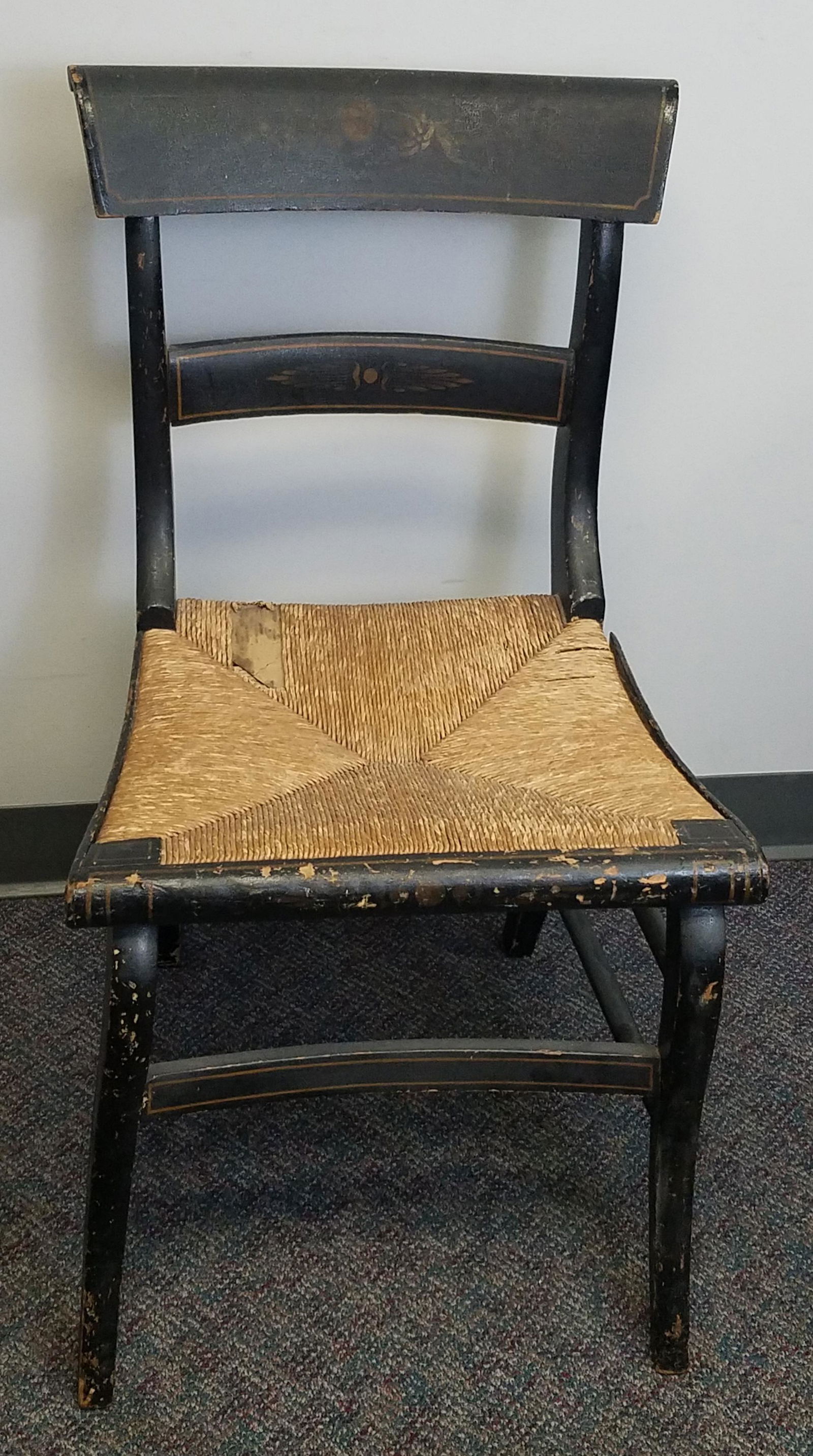 Antique Painted Side Chair (1 of 3)