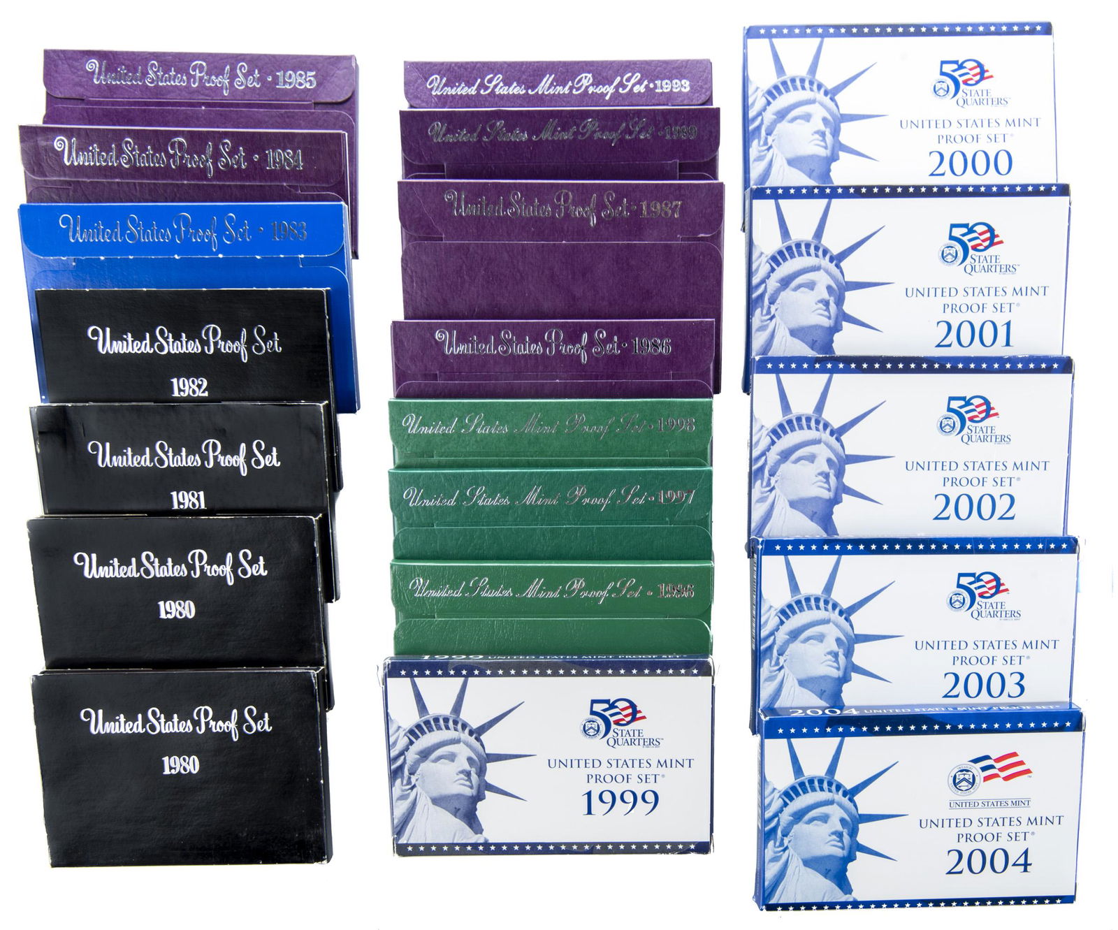 21 U.S. Proof Sets (1 of 1)