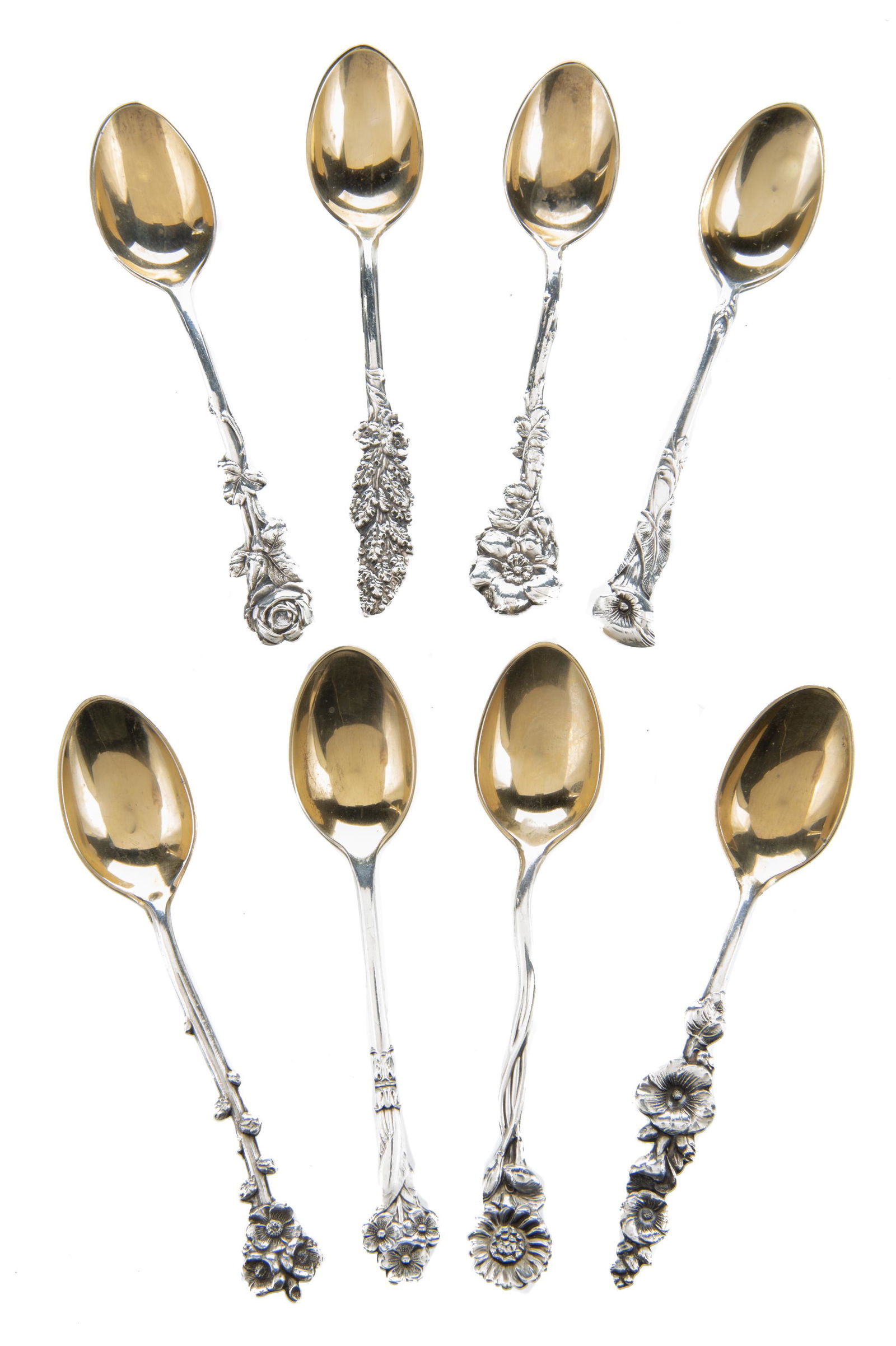 8 Reed & Barton Sterling Demitasse Spoons (1 of 2)
