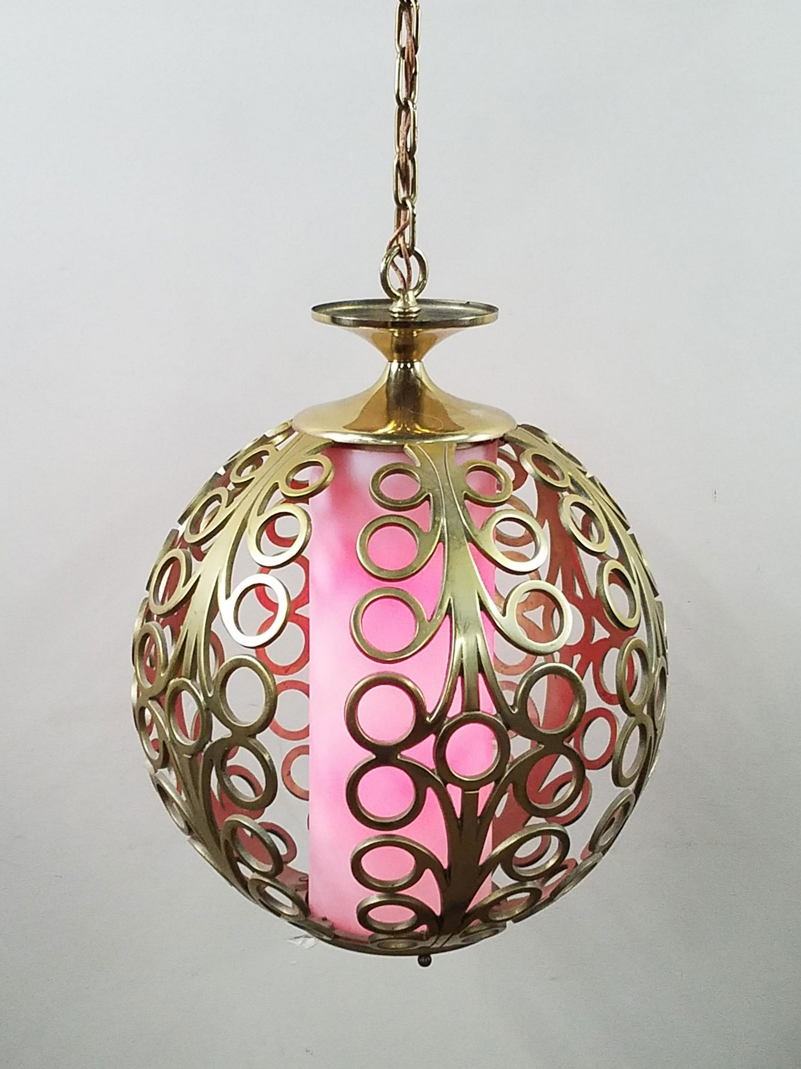 Underwriter Laboratories Brass Hanging Light (1 of 3)