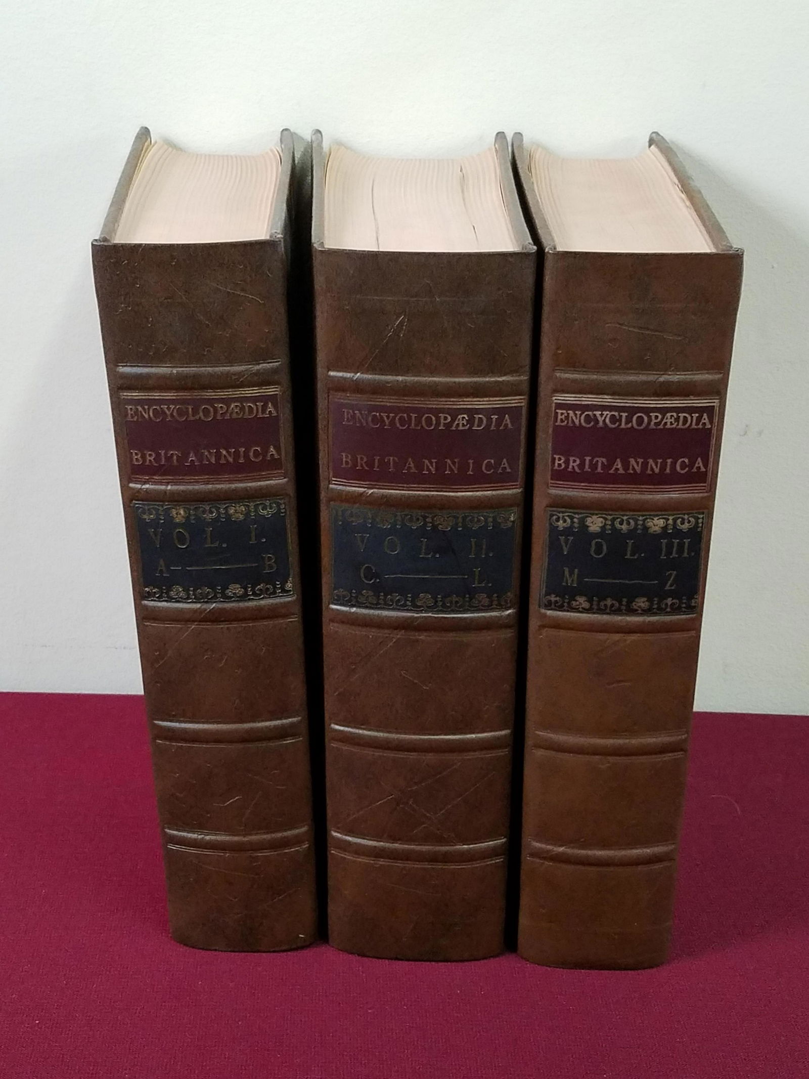 3 Vol 1771 Reprint Encyclopedia Britannica (1 of 18)