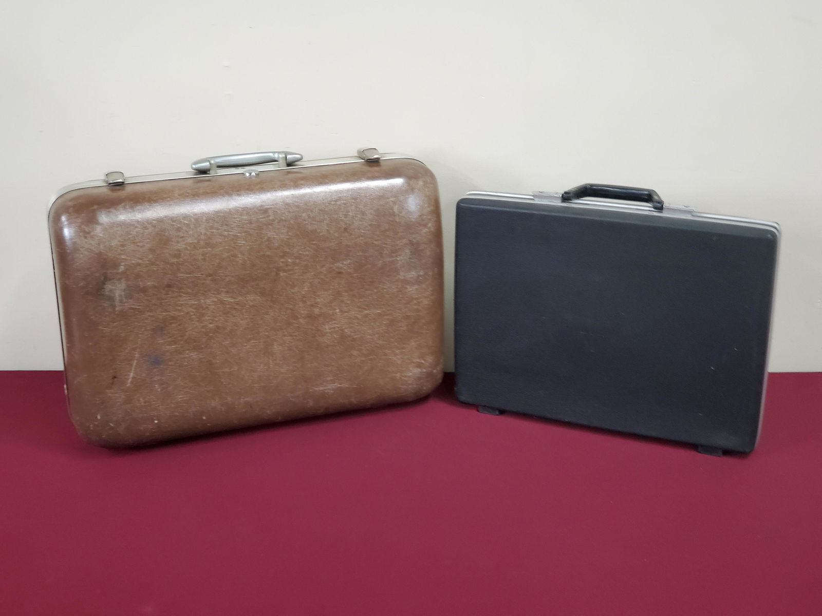 Briefcase and Fiberglass Suitcase (1 of 5)