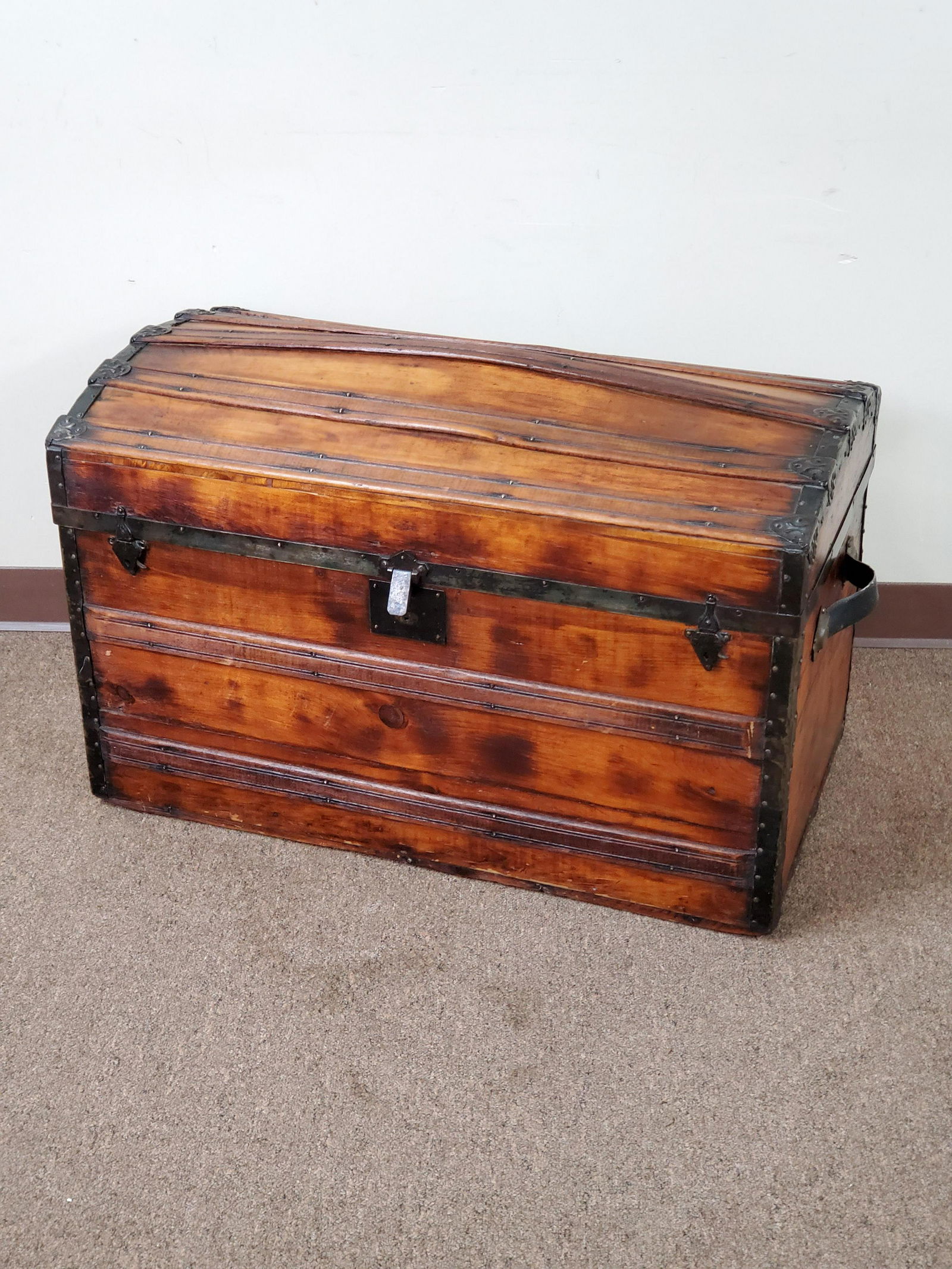 Wooden Steamer Trunk (1 of 3)
