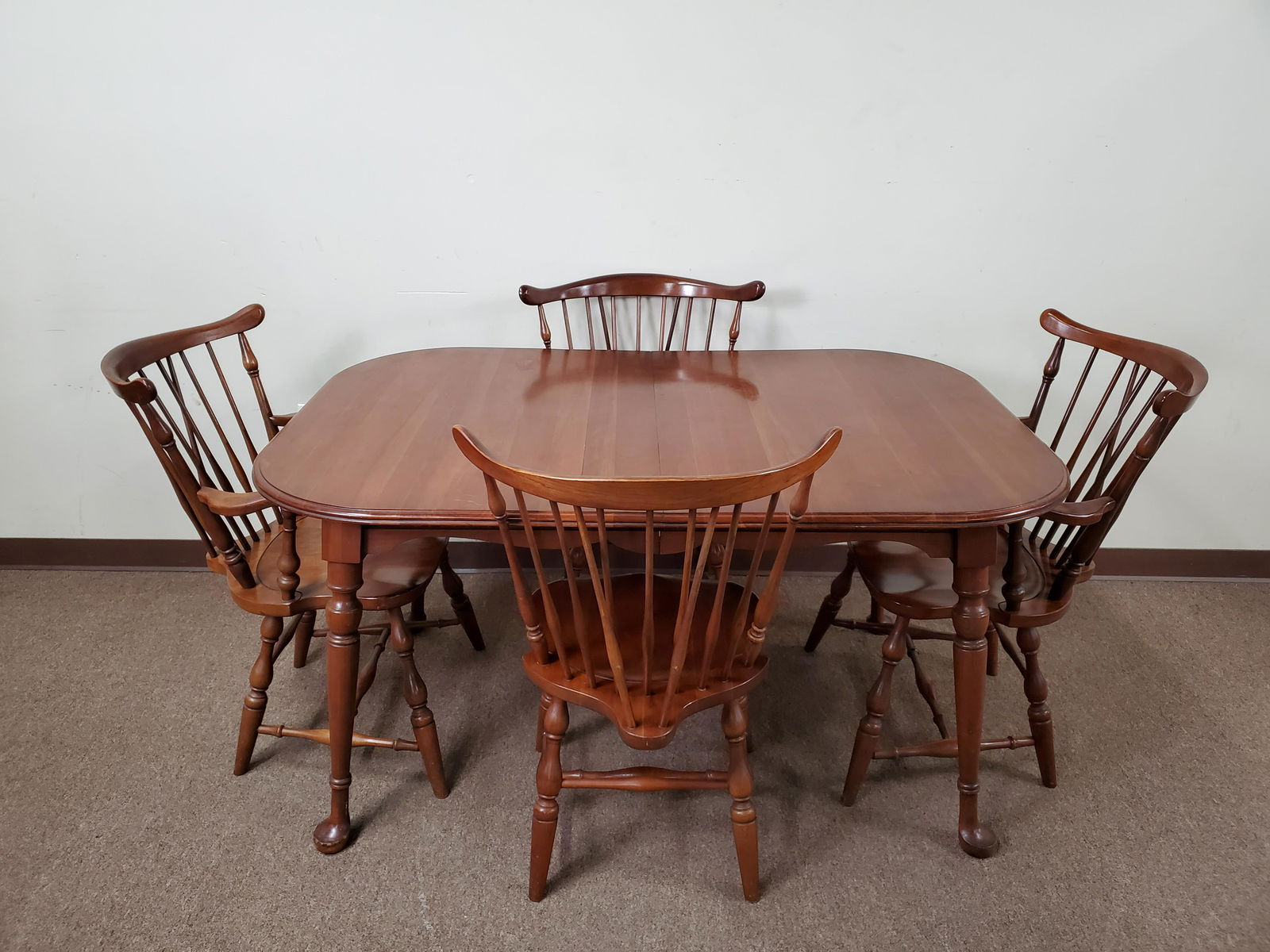 Antique Table and 4 PA House Chairs (1 of 3)