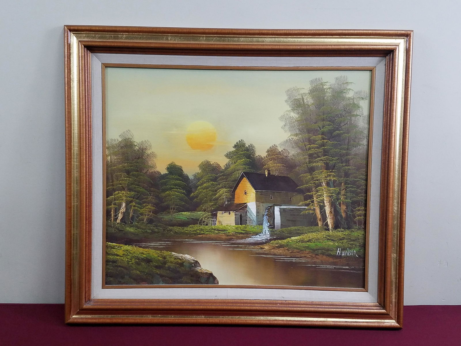H. Wilson Mill Painting (1 of 3)
