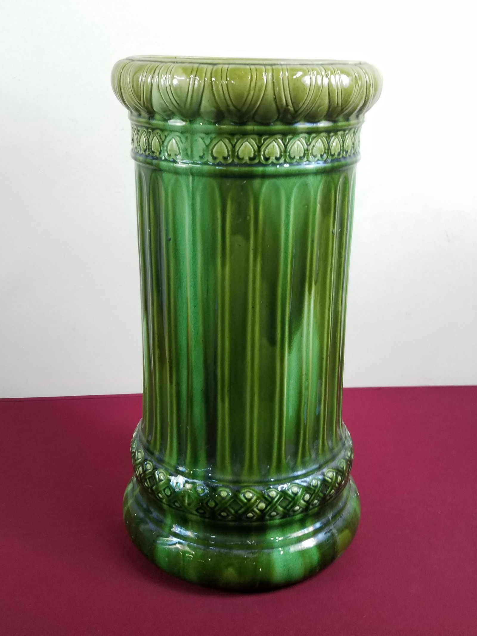 Green Ceramic Umbrella Holder (1 of 4)