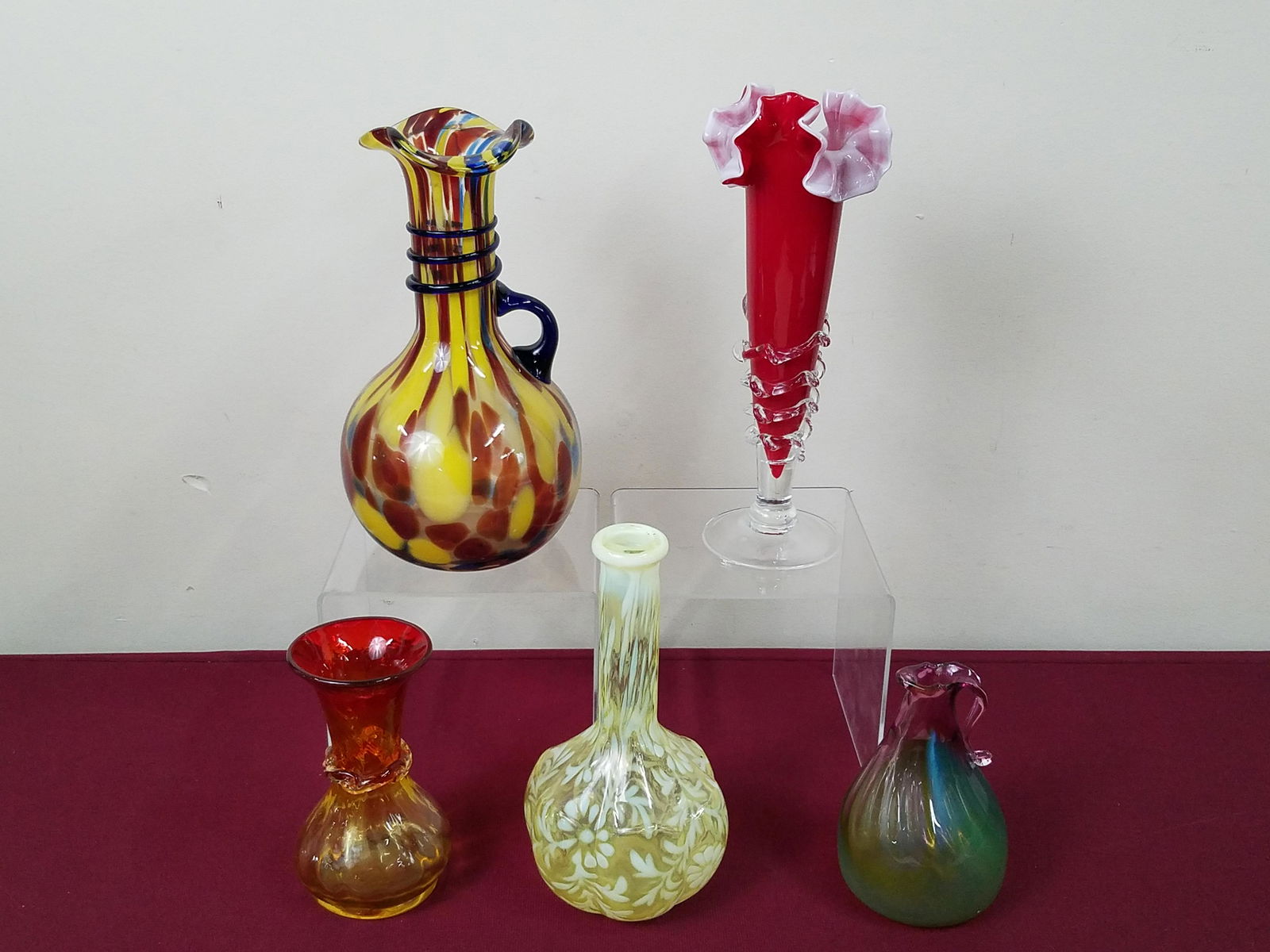 5 Pcs Art Glass incl. Hand Blown (1 of 5)