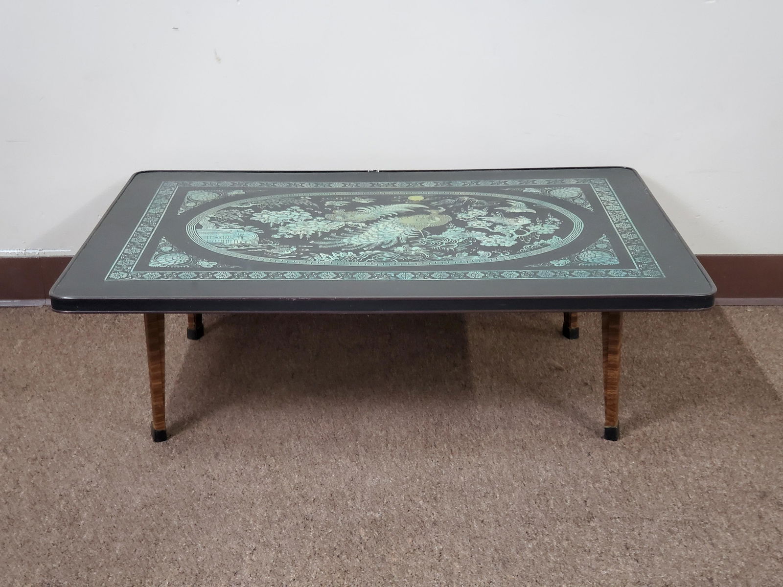 Lacquer Low Korean Folding Table
